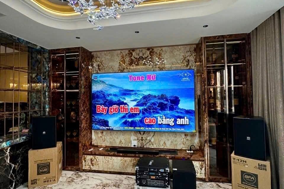 dự án Dàn karaoke thực tế đã triển khai